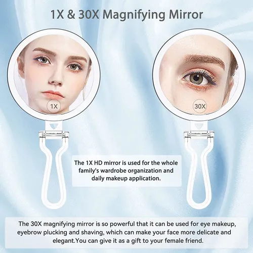 Espejo De Aumento B Beauty Planet, De Mano 30x, Maquillaje