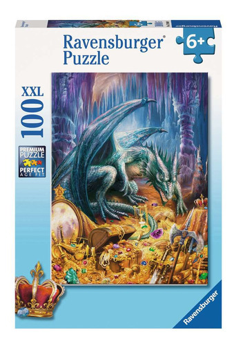 Rompecabezas Dragón Tesoro P/niños 100p Xxl Ravensburger