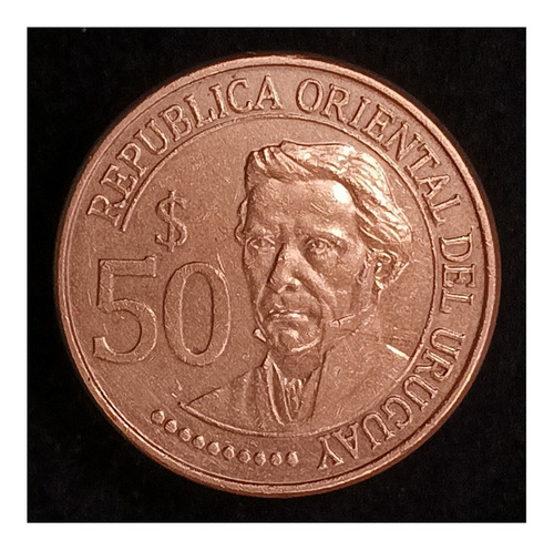 Uruguay 50 Pesos 2011 Exc Km 139 200 Años De Libertad