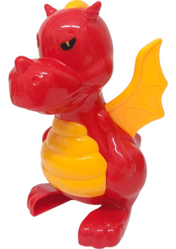 Juego Play Set Castillo Del Dragon El Duende Azul Color Gris y Rojo