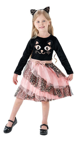 Wizland Bonito Disfraz De Gato Para Niñas, Vestido De Gato.