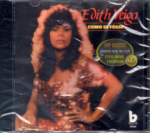 Cd Edith Veiga Como Se Fosse - Original Novo Lacrado!