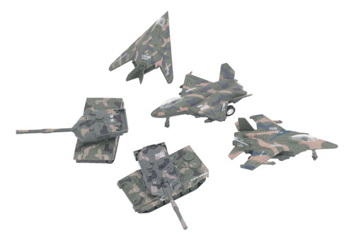 Set De Juguetes Tank Model Toys Alloy Fighter Para Decoració