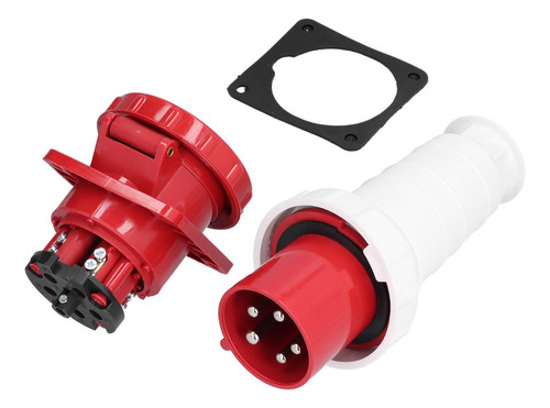 Enchufe Conector De Alimentación Trifásico De 5 Pines Ip67