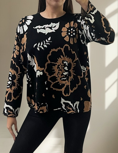 Sweater Mujer Bremer Estampados Amplio Nueva Temp