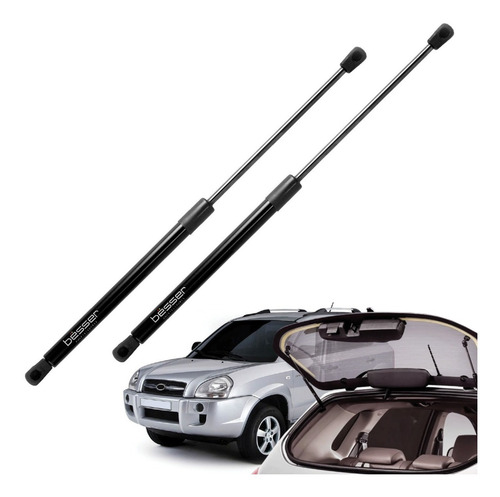 Imagem 1 de 4 de Par Amortecedor Vidro Traseiro Hyundai Tucson 05 06 07 2016