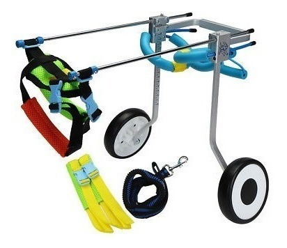 Imagen 1 de 5 de 5'' Mascota Perro Gato Silla De Ruedas Carrito Scooter Para
