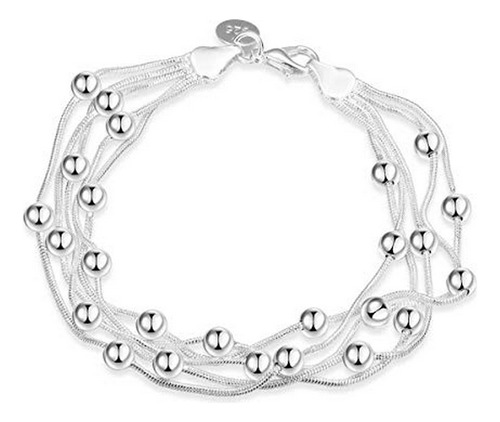 Ra Chapada En Plata Esterlina Unisex Para Mujer, Tamaño 7.5