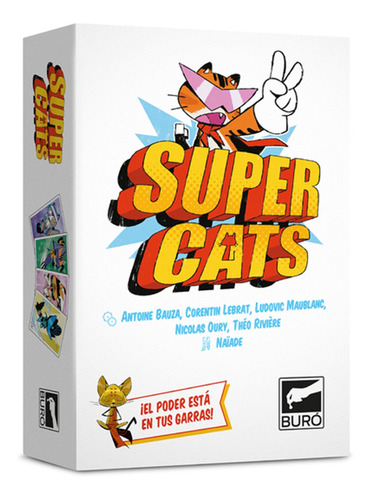 Super Cats Bureau De Juegos De Cartas Envio Gratis