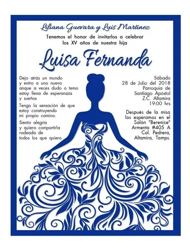 Invitacion Digital Xv A os Vestido