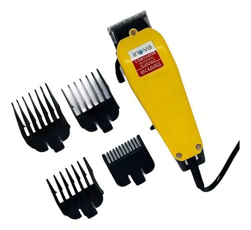 Aparador De Barba Inova Maq662 Cor Amarelo 110v/220v