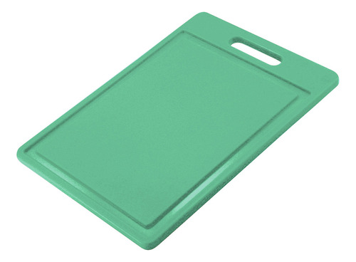 Tabla Plastico 35x25x1.2cm Verde Sunnex