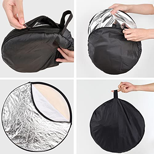 Reflector 5 En 1 80cm Con Bolsa - Foto Estudio Y Exterior