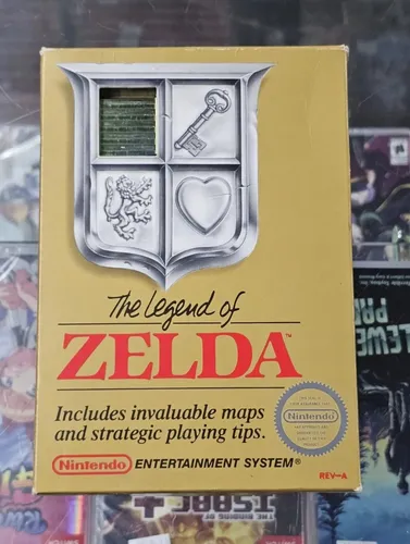 The Legend Of Zelda Nintendo Nes 8-bits Clássico Gold Box