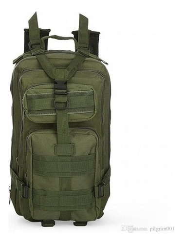 Mochila Tática Airsoft Militar Paintball Assalt 30 Litros Cor Verde