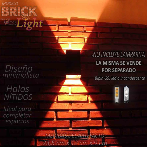 Imagen 2 de 10 de Artefacto Hierro Pared Bañador Moderno Efecto Bidireccional