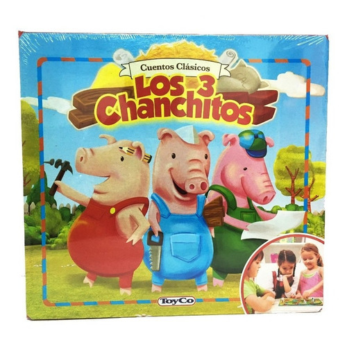 Los Tres Chanchitos Juego De Mesa Original Toyco