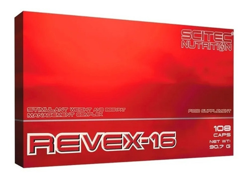 Revex-16 Quemador 108 Caps.- Scitec Nutrition