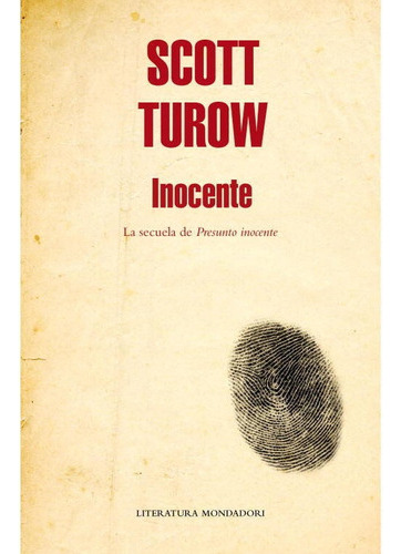 Inocente - Turow, Scott -(t.dura) - * 