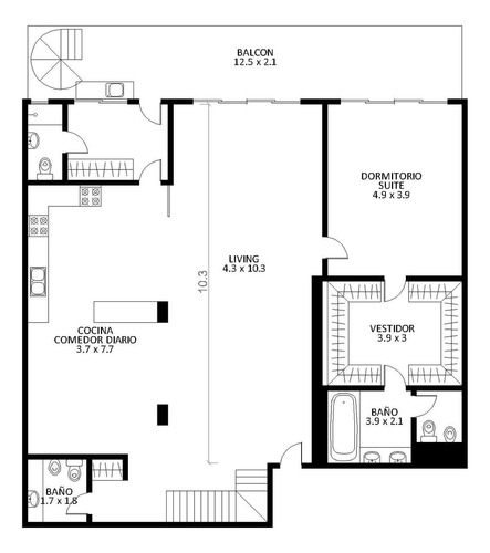 Venta Penthouse - 4 Dormitorios - Terraza - Belgrano R
