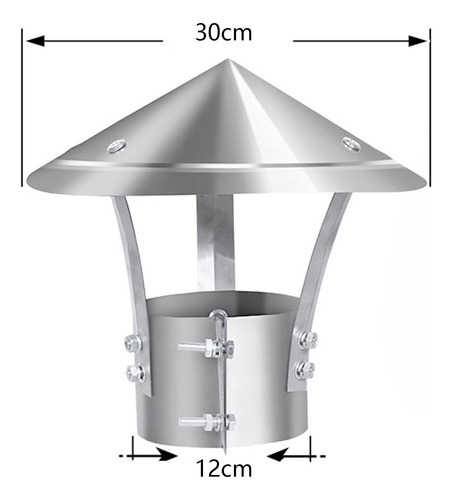 Tapa De Chimenea Superior Cónica, Protector De Estilo C