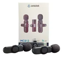 Comprar Microfones sem fio profissionais usb tipo C com lapela de vídeo duplo preto K9 Iphone iOS