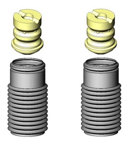 Gomas Rebote Amortiguador Delantera Bmw Serie 3 1999-2005