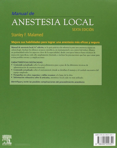 Manual De Anestesia Local 6 Ed.