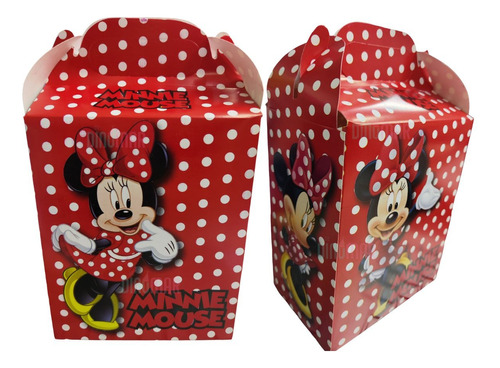 40 Caja Dulcera/lonchera Minnie Mause. Fiesta,dulces, Mimi