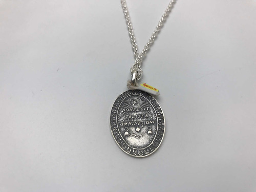 Virgen Guadalupe Con Cadena Turbillon 50cm. Plata 925. Tuset