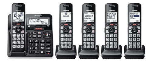 Teléfono Panasonic Inalámbrico 5 Unidades Dect 6.0