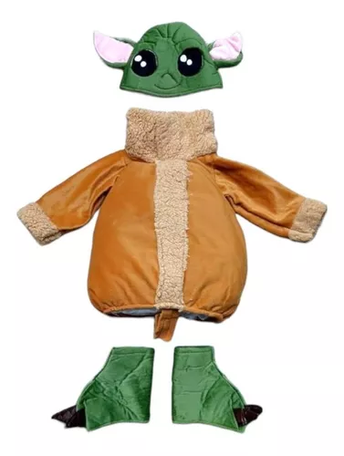 Disfraz Botarga Grogu Baby Yoda Túnica Para Niño Mod 4