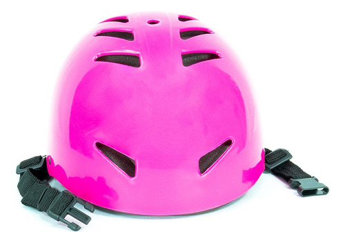 Capacete Para Esportes Radicais Skate Bike Patins Cor Fúcsia Tamanho P