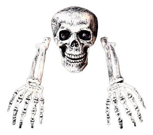 Halloween Creepy Cementerio Cráneo Mano Huesos Decoraciones