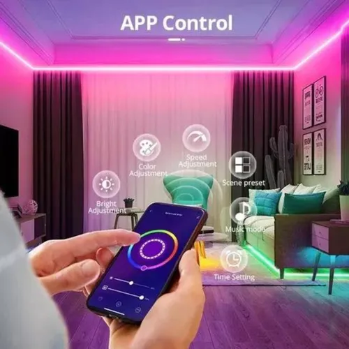 Tira Led Wifi Rgb 20 Metros Alexa Google Home App Control