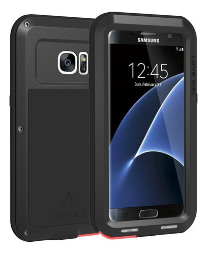 Case Love Mei Carcasa D Metal C/ Pernos Para Galaxy S7 Edge  (Reacondicionado)