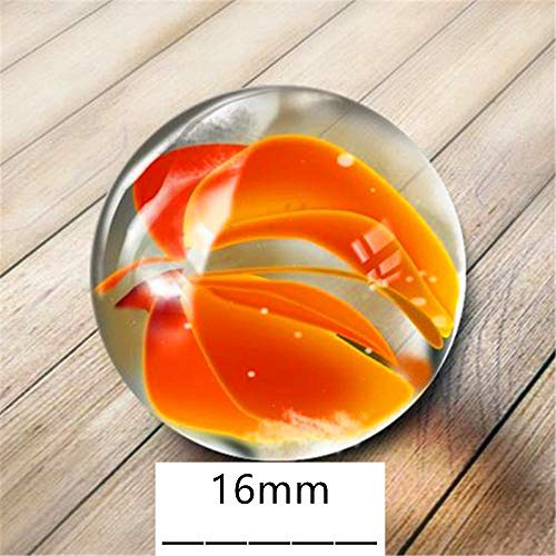 20 Canicas De Vidrio Mezclar Colores, 16mm/0.63inch, Ju...