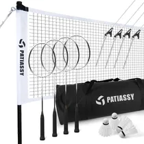 Comprar Juego De Bádminton Profesional Con 4 Raquetas Y Red