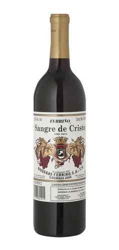 Pack De 2 Vino Tinto Sangre De Cristo 750 Ml