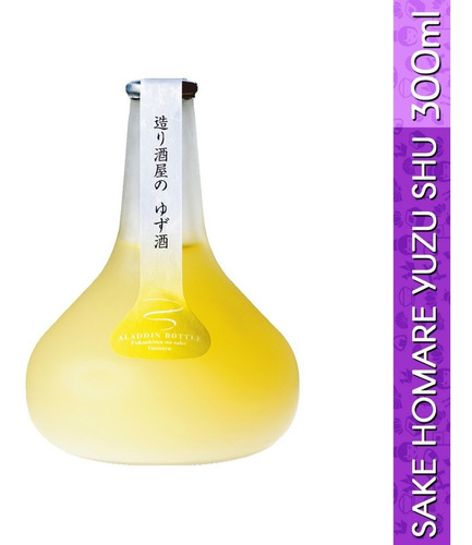 Imagen 2 de 4 de Sake Homare Yuzu Aladdín (vino De Arroz) 300ml