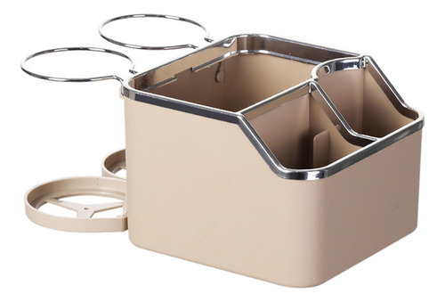 Caja De Almacenamiento Para Reposabrazos De Coche Portavasos