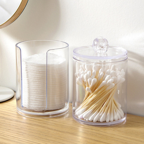 Suporte De Bola De Algodão Swab Qtips Container Makeup