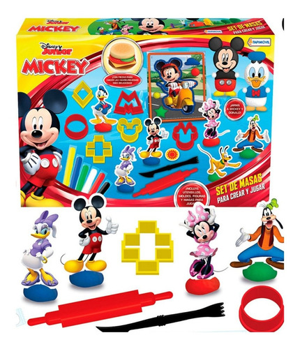 Imagen 4 de 7 de Masas Disney Doh Frozen - Mickey - Spiderman Juego Play Set