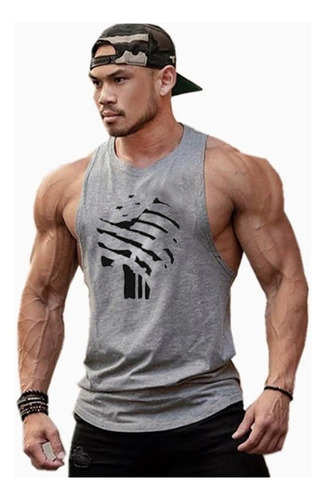 Playera Tank Sin Mangas Hombre Gym Top