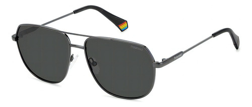 Lentes De Sol Polaroid Unisex 205697kj158m9 Gris