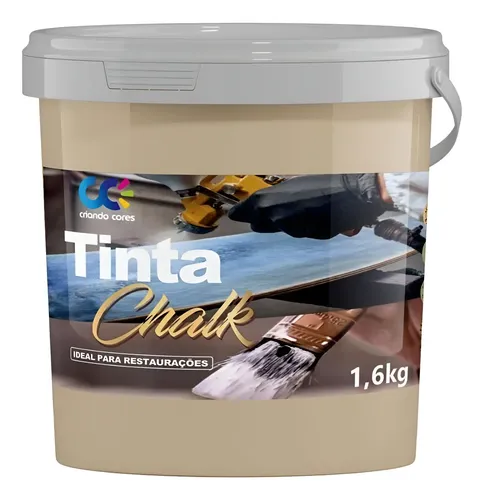 Tinta Chalk Universal Para Restauração Fosca A Base De Água