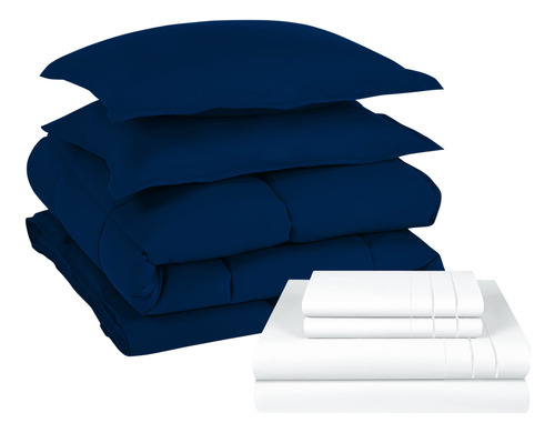 Pack Cobertor Premium - King Azul + Set Sabana 3angeli
