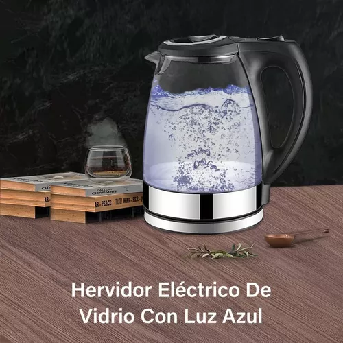 Hervidor de agua eléctrico portátil tetera eléctrica Azul