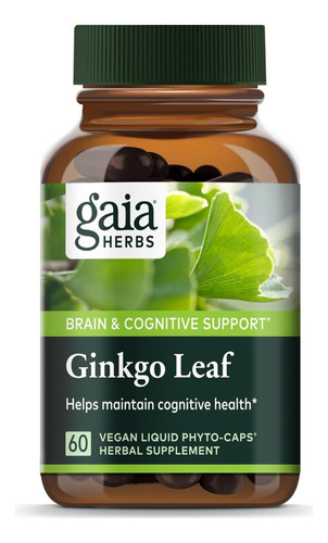 Hoja De Ginkgo Gaia Herbs 60 Fitocapsulas