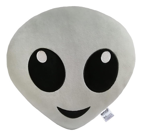 Emoji Alien Face Emoticon Cojín Relleno Felpa Suave Al...